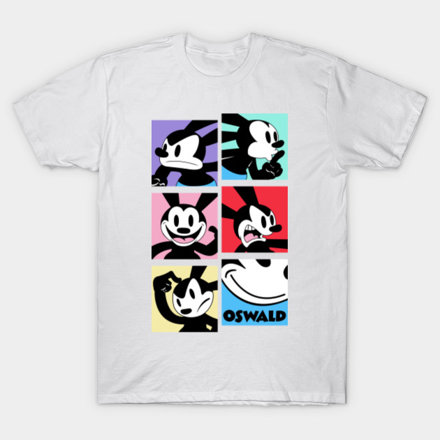 Oswald The Lucky Rabbit: Faces T-Shirt-TOZ